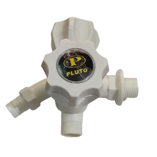 WHOLESALE 1/2 "นิ้ว PVC Double Branch Shower Faucet/พลูโต PVC Branch Shower Faucet / 2 Way Branch PV