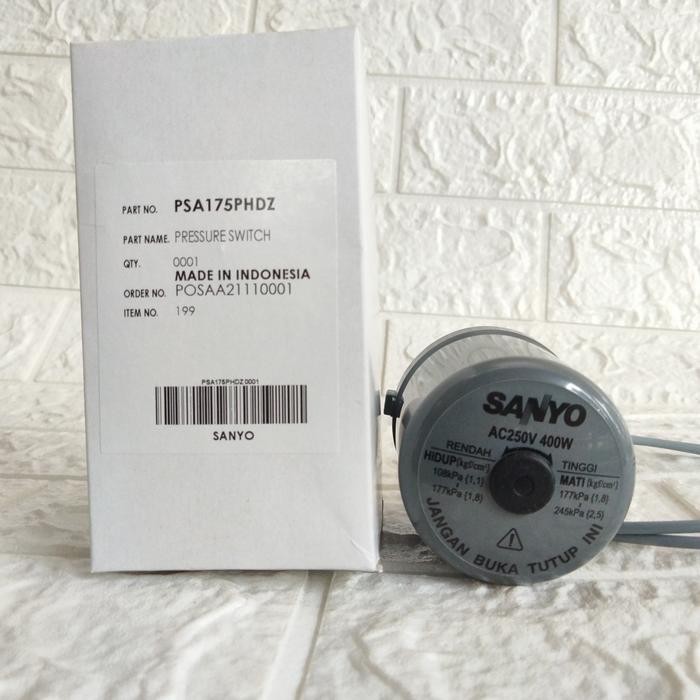 สวิตช์แรงดัน/ปั๊มน้ําอัตโนมัติ SANYO TYPE P-H175C/P-H236AC ต้นฉบับ