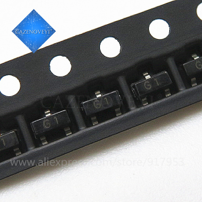 100 ชิ้น/ล็อต 2N5551 SOT23 MMBT5551 G1 SOT23-3 ทรานซิสเตอร์ SMD ใหม่ originalIn สต็อก