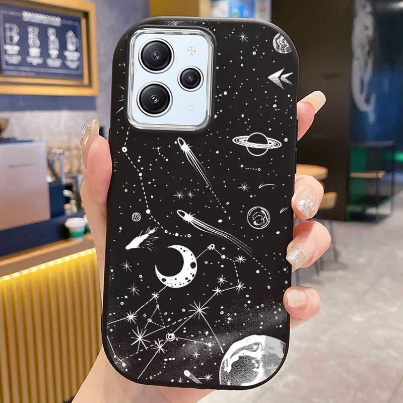 HP เคสโทรศัพท์สําหรับ Xiaomi Redmi 12 4G 12 5G 12C 11A หมายเหตุ 12R POCO M6 Pro 5G POCO C55 กรณี Roc