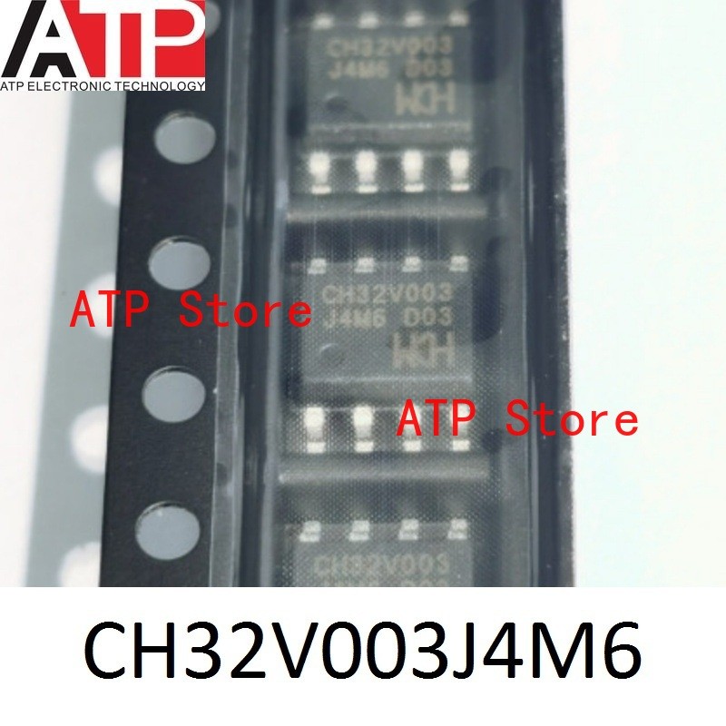 100PCS 100% ใหม่ Original WCH CH32V003J4M6 CH32V CH32V003 J4M6 SOP-8 ในสต็อก CHIP IC MCU