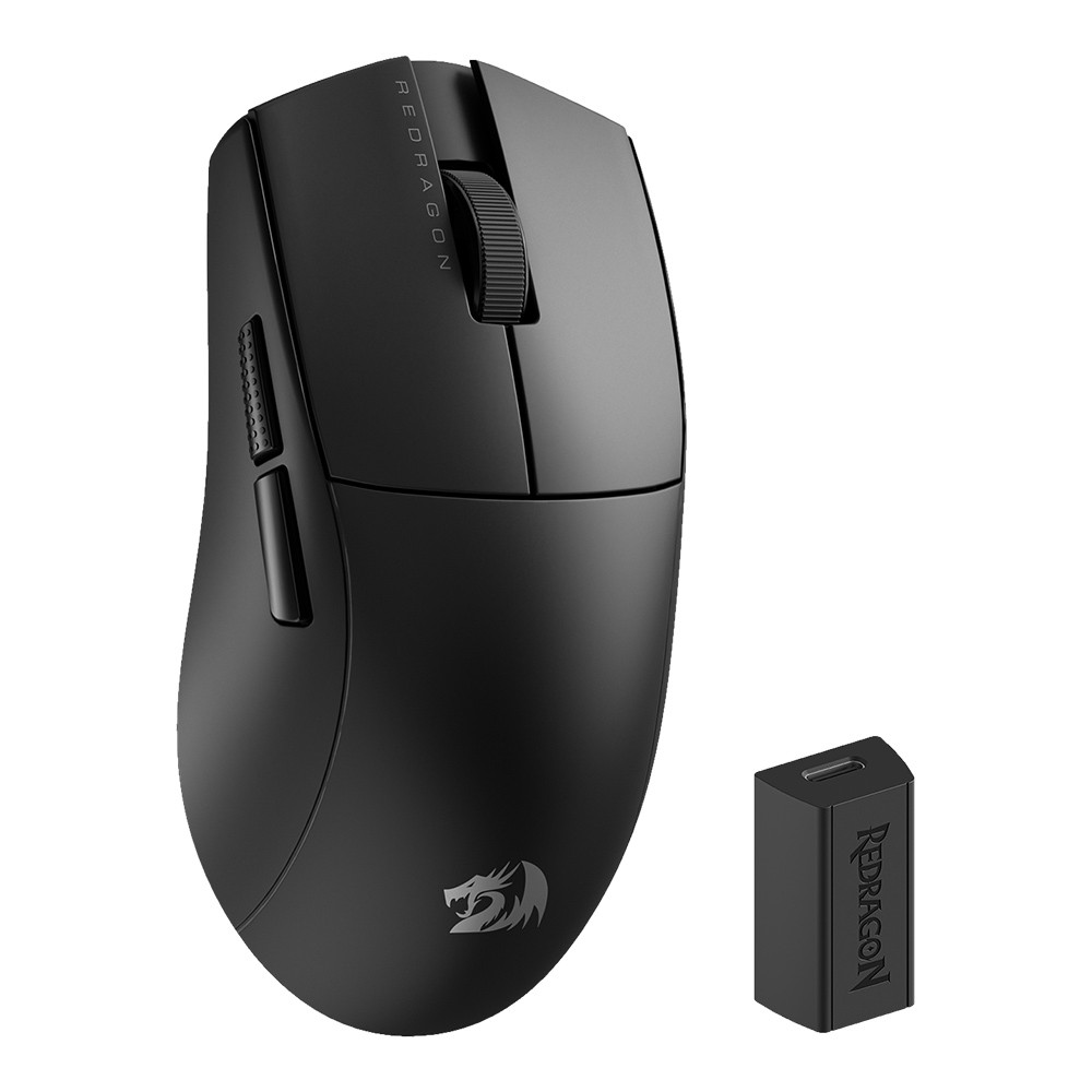 WIRELESS MOUSE (เมาส์ไร้สาย) REDRAGON K1ING M916 PRO (4K Hz) (BLACK) ::