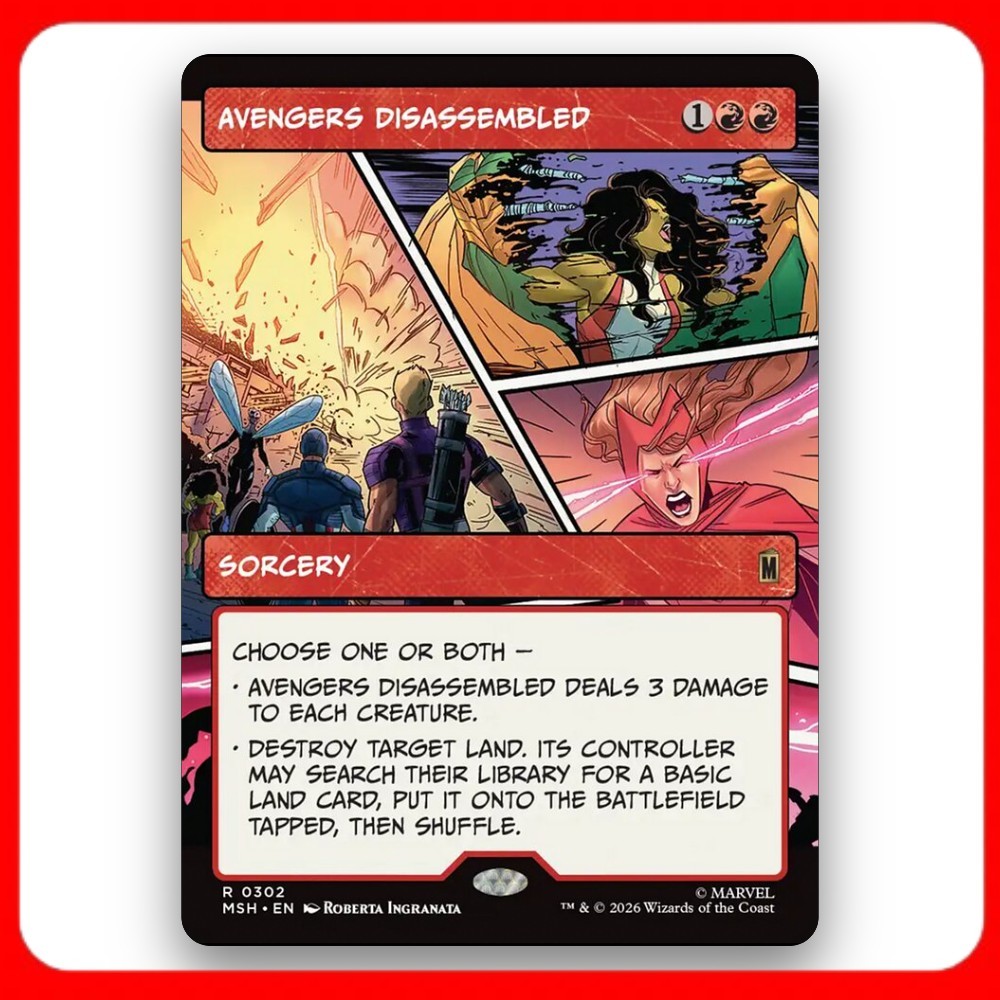 [MTG] Avengers Disassembled (#302) [MSH] [RED] [RARE] | Magic the Gathering