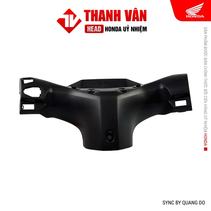 ฝาครอบท้ายแฮนด์พลาสติกหยาบ (คอ) Nh1 HONDA Winner X V2 2019 สีดํา