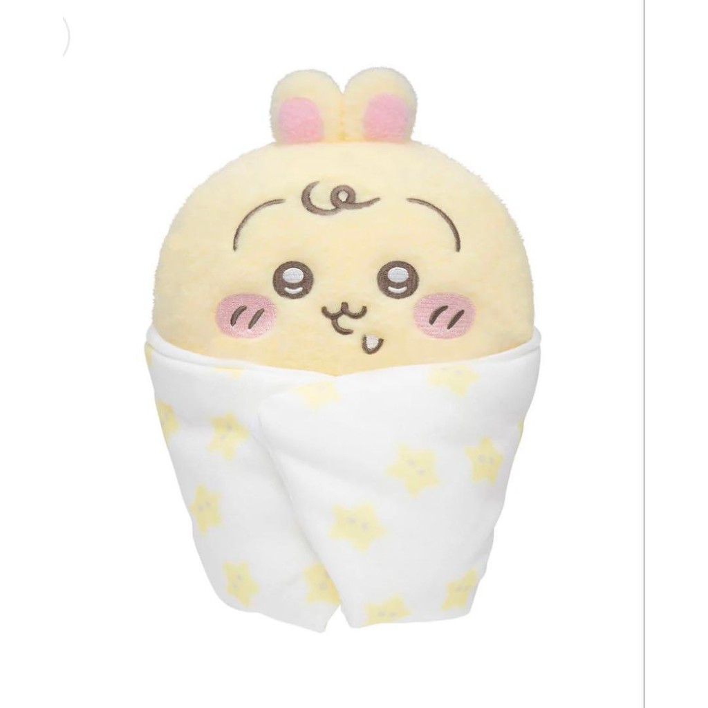 【Direct from Japan】ตุ๊กตาผ้าห่อตัวเด็ก Chiikawa Baby Swaddle กระต่าย【Japan Exclusive】