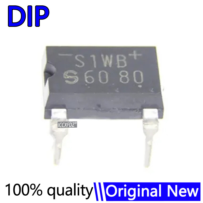 10 ชิ้น/ล็อต S1WBS60 S1WBS40 1A 600V DIP-4 S1WB S1WB60 ในสต็อก