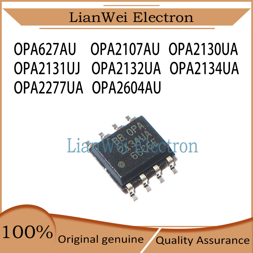 ยี่ห้อใหม่ OPA627 OPA2107 OPA2130 OPA2131 OPA2132 OPA2134 OPA627AU OPA2107AU OPA2130UA OPA2131UJ OPA