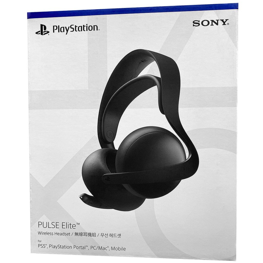 Sony PULSE Elite Wireless Headset CFI-ZWH2 (Midnight Black) for PS5, PC, Mobile