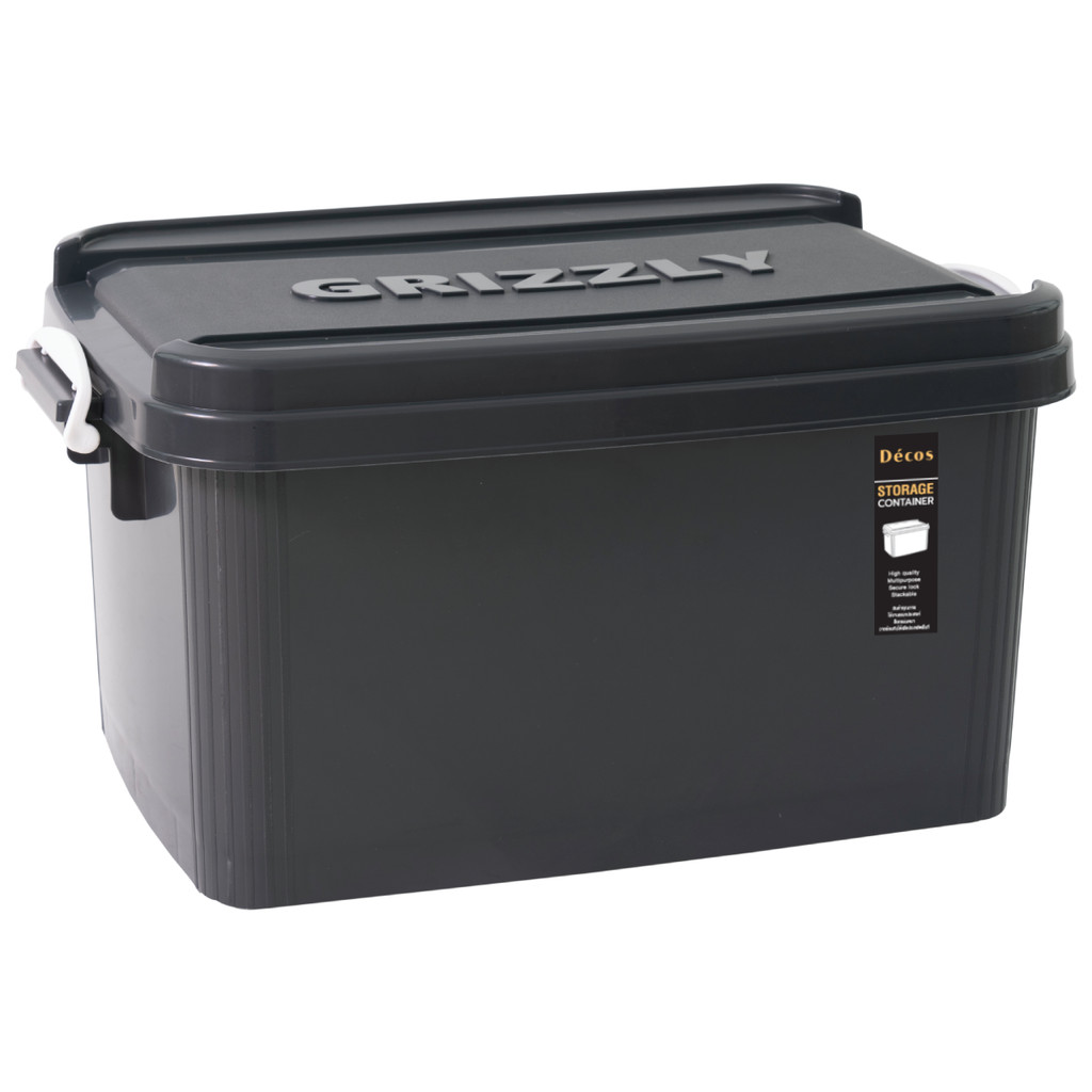 DECOS กล่องเก็บของมีล้อ ขนาด 42 ลิตร ซีรี่ย์ GRIZZLY รุ่น 2016 สีเทา |BAI|