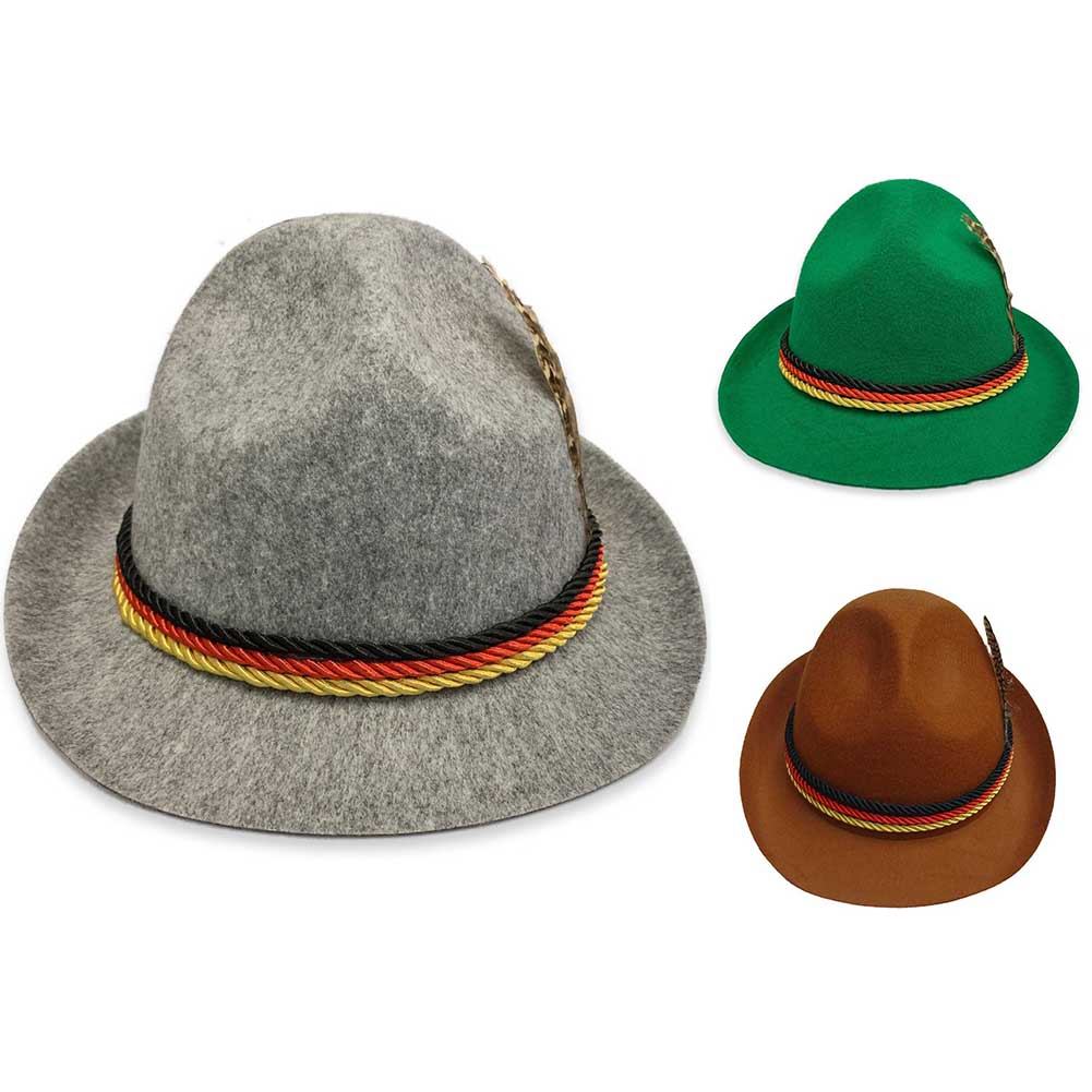 Oktoberfest หมวก Widget เบียร์น่ารัก Homburg หมวก Headwear Party Photo Props Oktoberfest อุปกรณ์