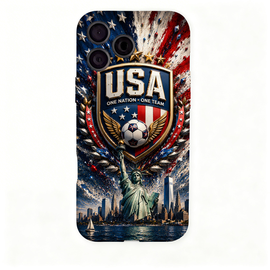 USA Football Crest เคสโทรศัพท์กันกระแทกสําหรับ iPhone 17 16 15 Pro Max