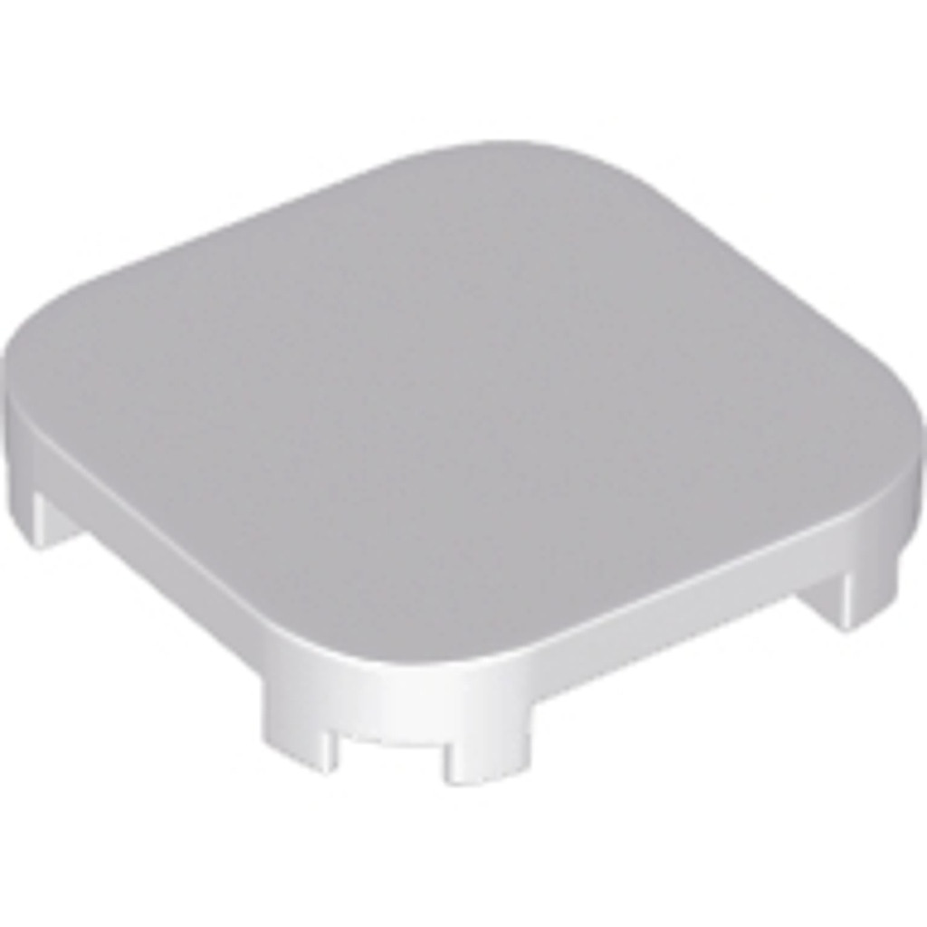 Brick2cube Part - Tile, Modified 4 x 4 with Rounded Corners and 4 Feet - 68869
