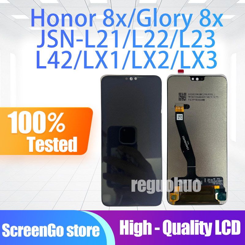 6.5 สําหรับ Huawei Honor 8x / Glory 8x / JSN-L21/L22/L23/L42/LX1/LX2/LX3 จอแสดงผล LCD พร้อมหน้าจอสัม