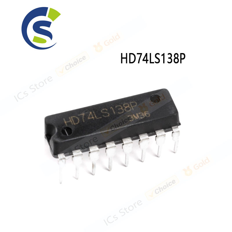 10 ชิ้นใหม่ต้นฉบับ 74LS138 DIP-16 HD74LS138P SN74LS138P
