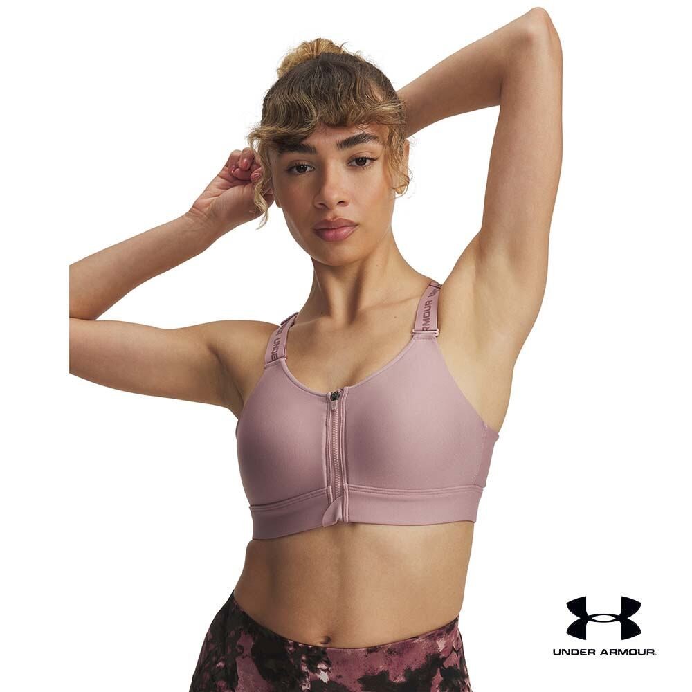 Under Armour สปอร์ตบราสำหรับผู้หญิง UA Infinity 2.0 High Zip