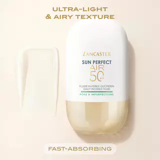[Buy 1 Get 1] Lancaster Sun Perfect Air Daily Invisible Fluid Pore & Imperfections Spf50, 40ml