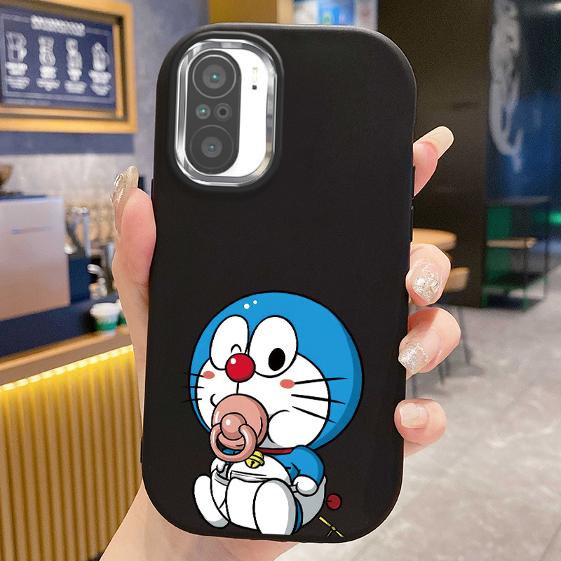 เคสสำหรับ Xiaomi POCO F3 เคสโทรศัพท์แมวซิลิโคนกันกระแทกกลมและอ้วน
