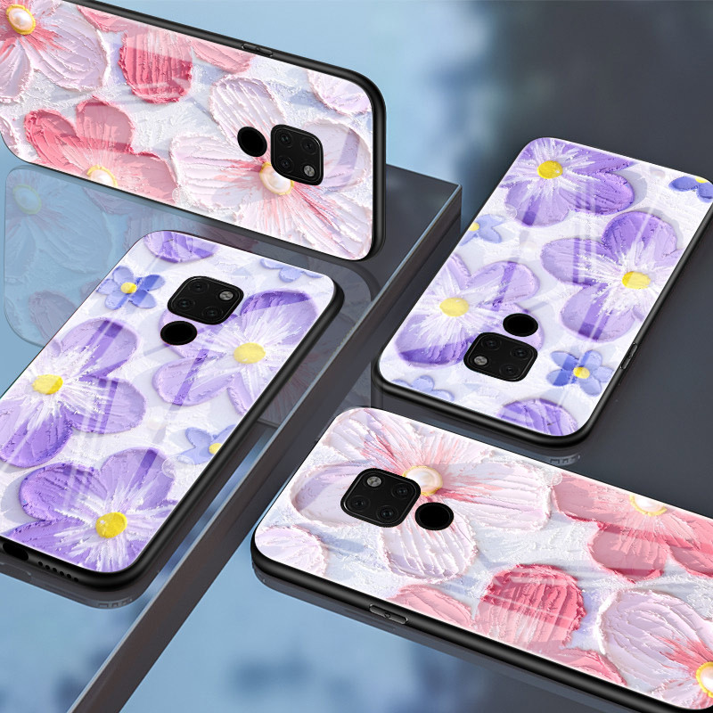 เคสสำหรับ Samsung A22 M22 A22 5G เคสโทรศัพท์ฝาหลังกระจกลายดอกไม้ใหม่ - รูปที่ 3