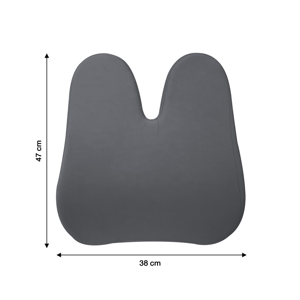 เบาะรองเอวเมมโมรีโฟม KASSA HOME ขนาด 15 x 18 นิ้ว สีดำ - รูปที่ 3