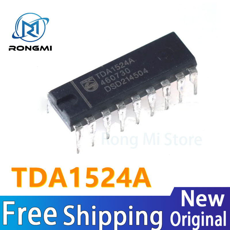 ~ ~ 2-5 ชิ้น TDA1524A TDA1524 DIP-18 1524A DIP IC ในสต็อกขายส่ง