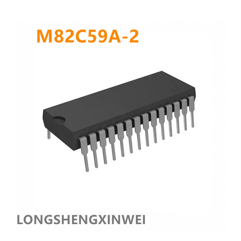 SHDJ-1PCS ใหม่ M82C59A 2 MSM82C59A Interrupt Controller DIP28
