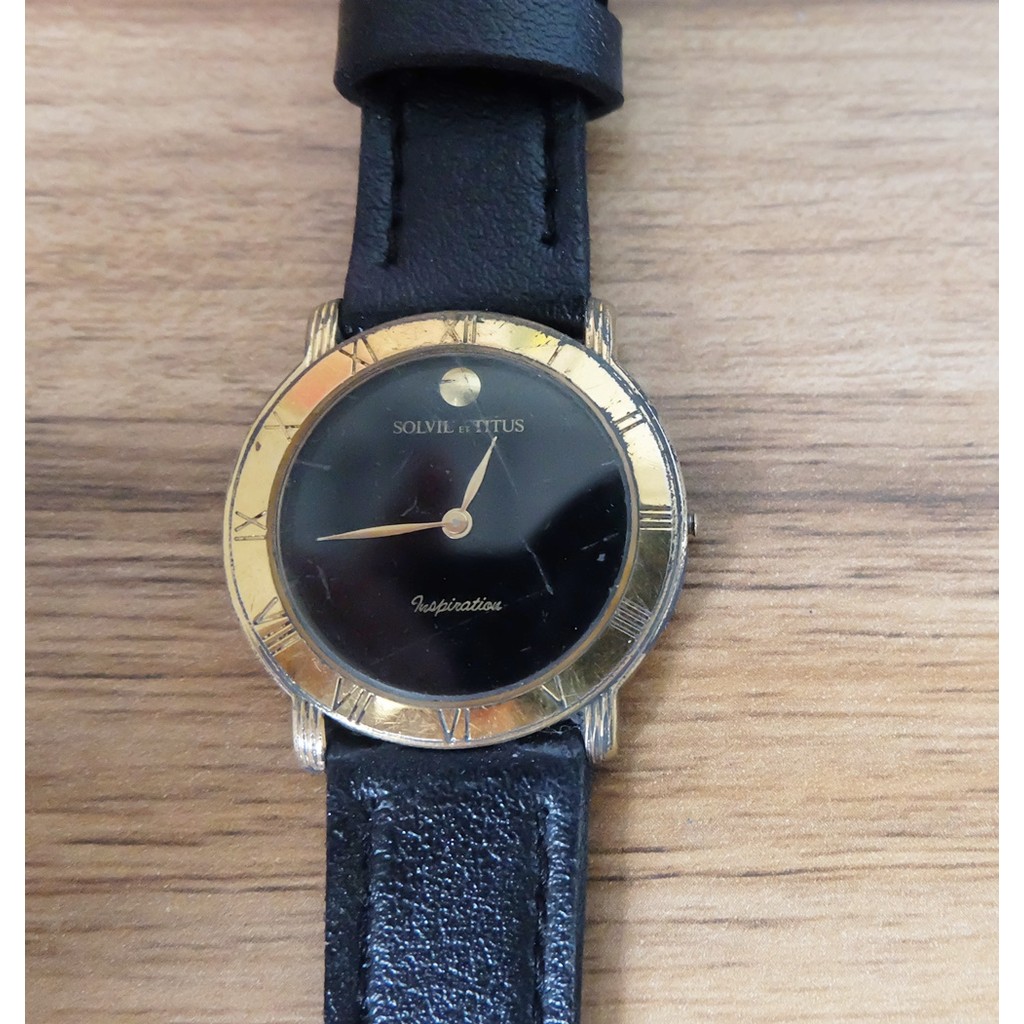 นาฬิกา Vintage Solvil Titus Watch Size 34mm สีทอง