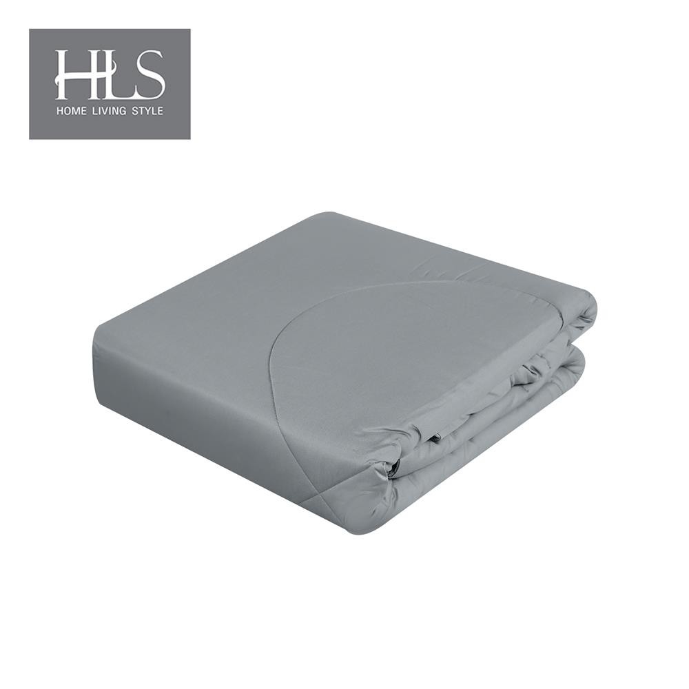 HOME LIVING STYLE ผ้านวม GENEVA 60X80 นิ้ว สี GREY จัดส่งโดย HomePro