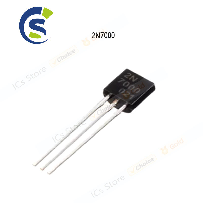 100 ชิ้นใหม่ดี QUALITY MOSFET N-CH 60V 200MA TO-92 2N7000