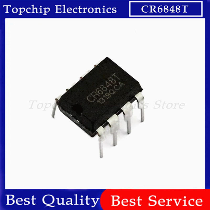 ยี่ห้อใหม่ 10pcs CR6848T DIP-8 CR6848 CR6842T CR6842 CR5228T CR6238T CR6238 CR6853T CR6853 CR6224T C