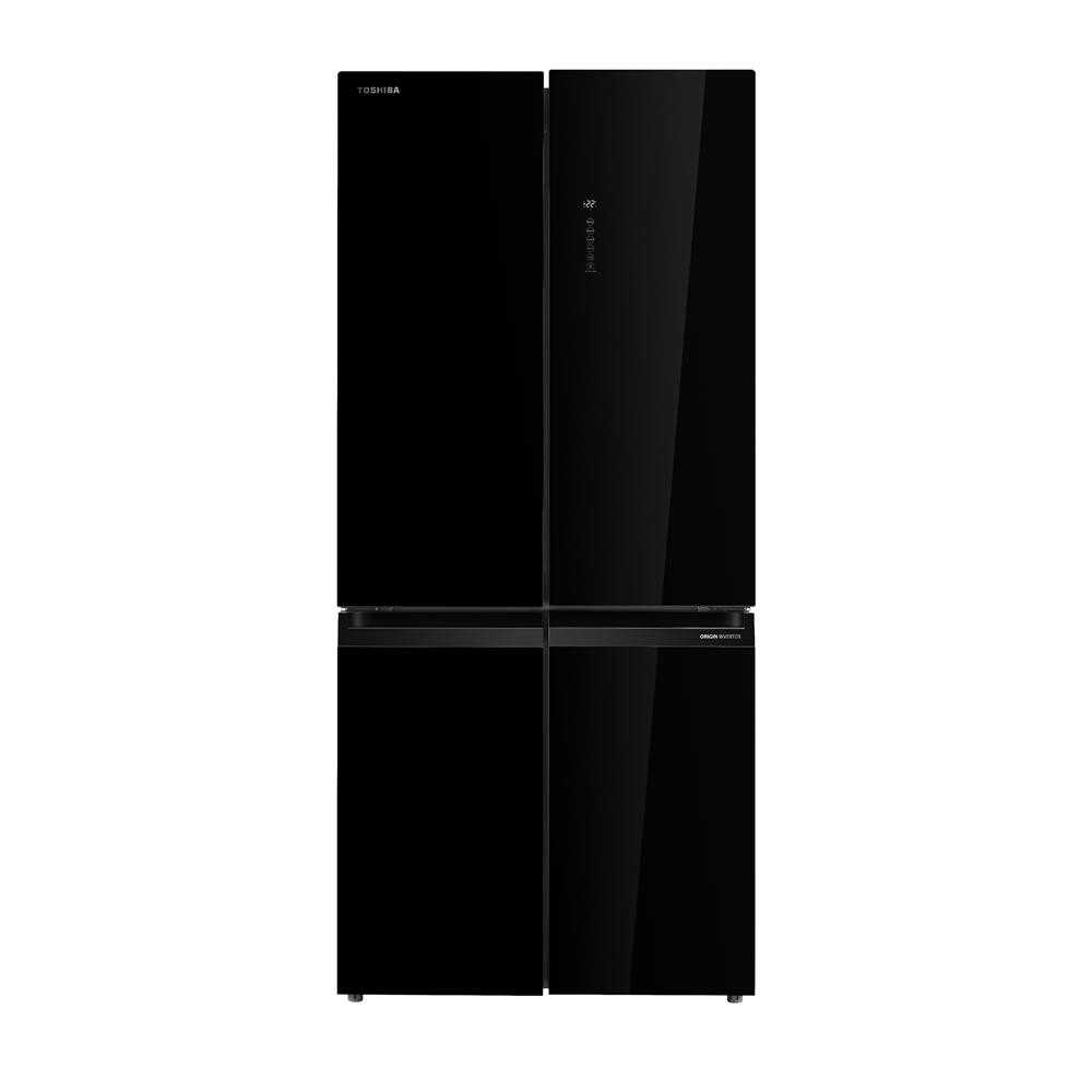 HomePro ตู้เย็น MULTI DOOR  GR-RF677WI-PGTH(22) 18.2 คิว กระจกดำ แบรนด์ TOSHIBA
