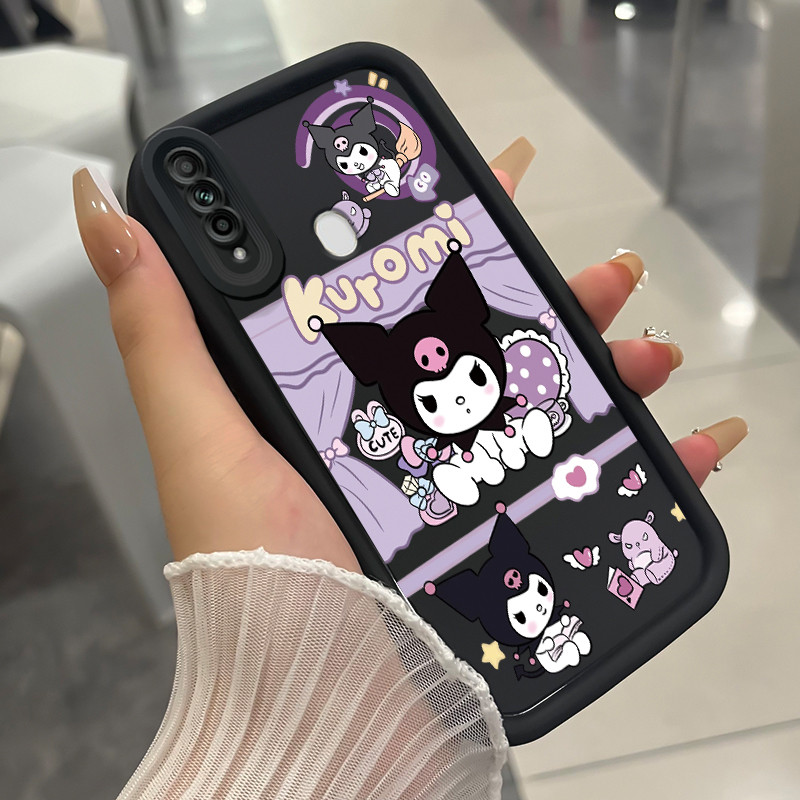 เคสสำหรับ OPPO A31 2020 A8 เคสโทรศัพท์กระต่ายสามสีซิลิโคนกันกระแทก