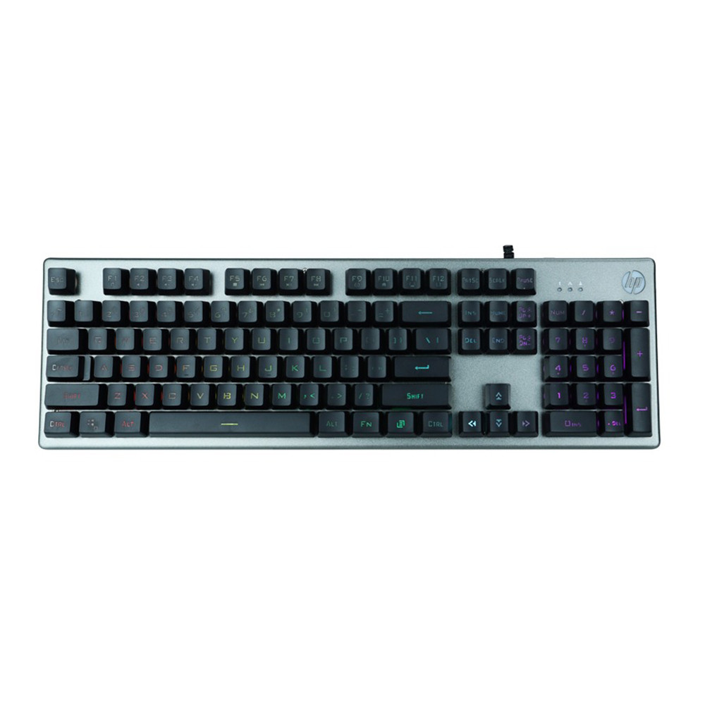 KEYBOARD (คีย์บอร์ด) HP K500Y LITE - RUBBER DOME SWITCH RGB EN BLACK //