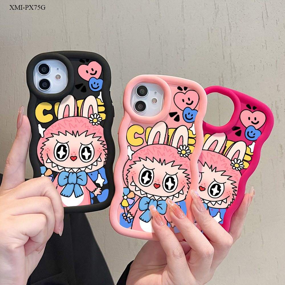 Xiaomi Redmi Poco F7 C71 A5 X7 Pro 5G สําหรับเคสโทรศัพท์ Cassing น่ารัก Hp สี Kesing Labubu ปลอก 085