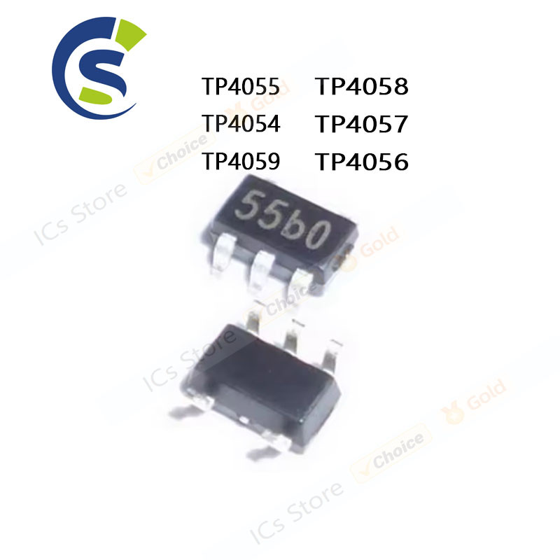 10PCS TP4054 TP4055 TP4057 TP4058 TP4059 TP4056 TP4056E SOT23-5 SOT23-6 ESOP-8 ใหม่