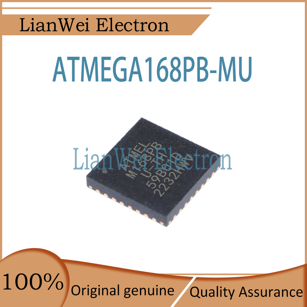 (1-10 ชิ้น) 100% ใหม่ ATMEGA168PB ATMEGA168PB-MU M168PB ATMEGA168 IC MCU Chipset VFQFN-32