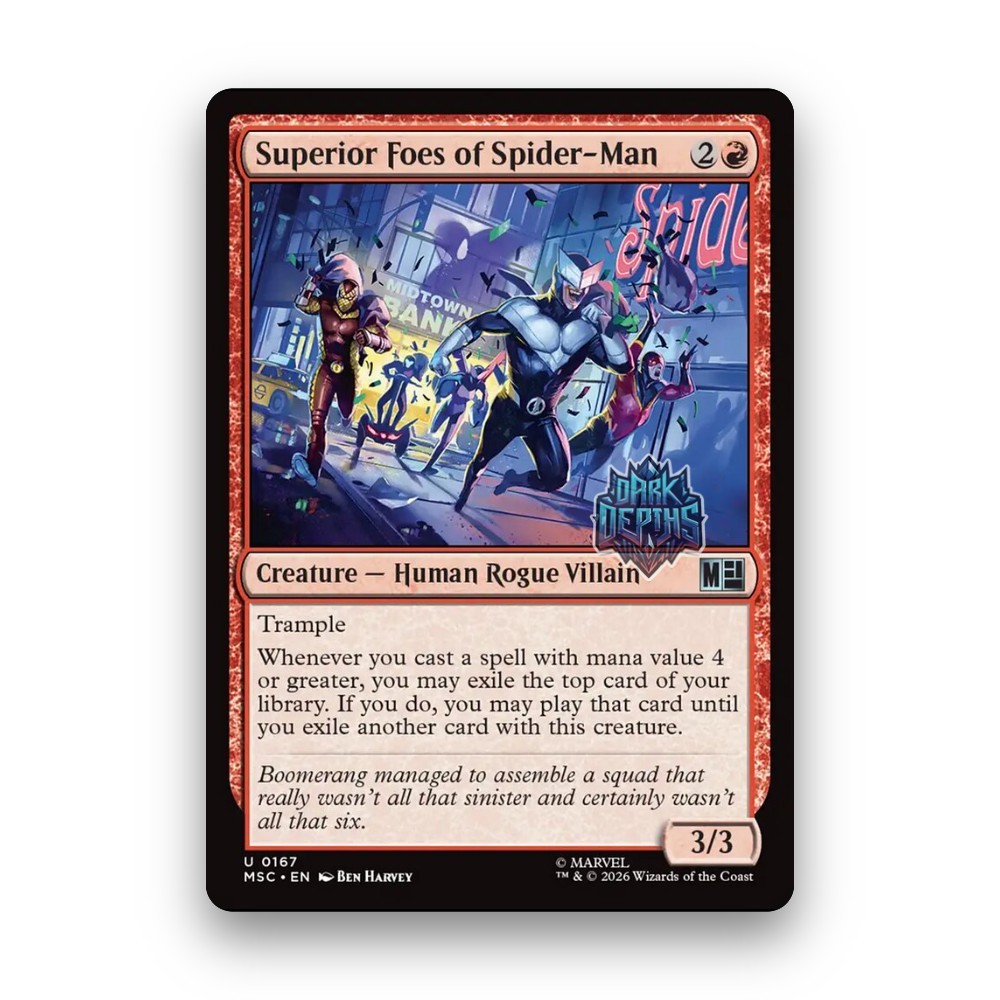 [MTG] Superior Foes of Spider-Man (#167) [MSC] [RED] [UNCOM] | Magic the Gathering