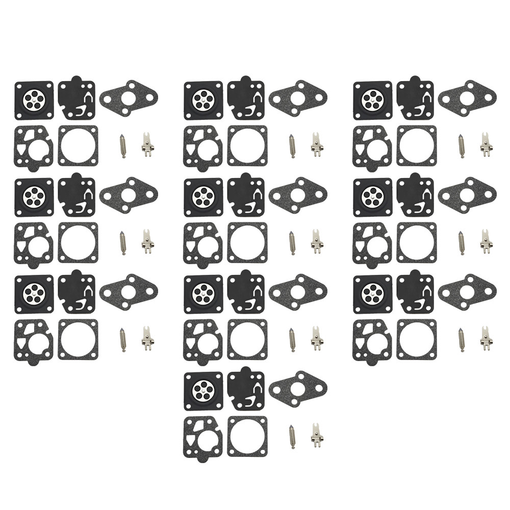 10 ชิ้น/ล็อตคาร์บูเรเตอร์ซ่อม Rebuild ไดอะแฟรมชุดสําหรับ Kawasaki TG20 TG24 TG25 TG33 TD24 TD25 TD33