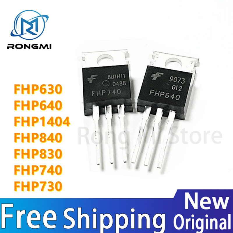 10pcs FHP630 FHP640 FHP730 FHP740 FHP830 FHP840 FHP1404 FHP1404A 1404 TO-220 MOSFET หลอดคุณภาพสูงในส