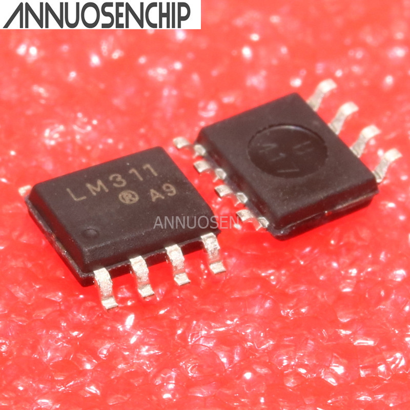 10PCS LM311DR SOP8 LM311 SMD TI เครื่องขยายเสียงปฏิบัติการ LM311D SOP