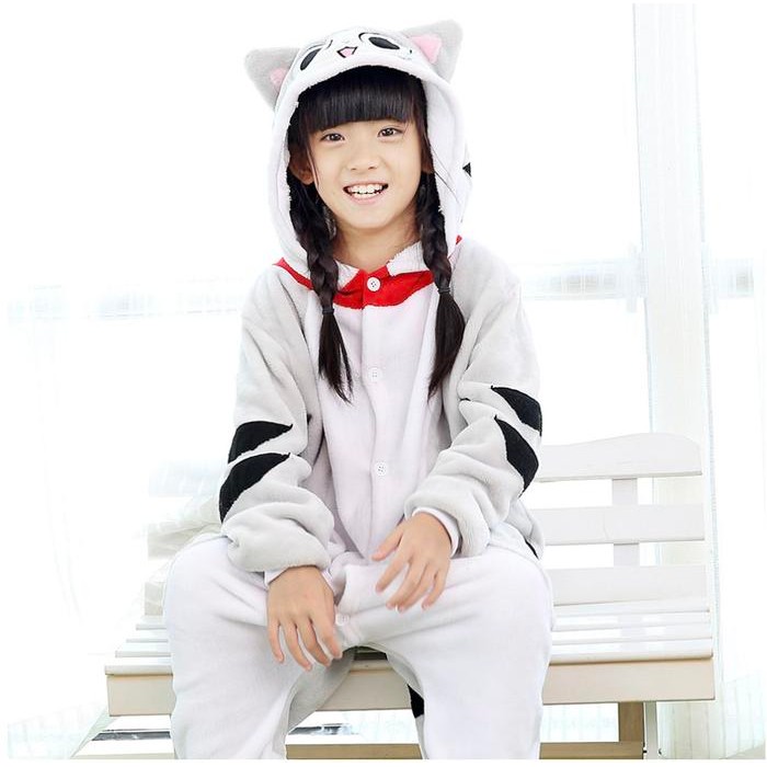 TOTORO ONE SIE CAT KIGURUMI CAT ONESIE COSTUME ANIMAL PAJAMAS ANIMAL COSPLAY ANIMAL