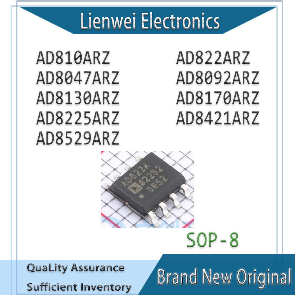 100% ใหม่เดิม AD810ARZ AD822ARZ AD8047ARZ AD8092ARZ AD8130ARZ AD8170ARZ AD8225ARZ AD8421ARZ AD8529AR