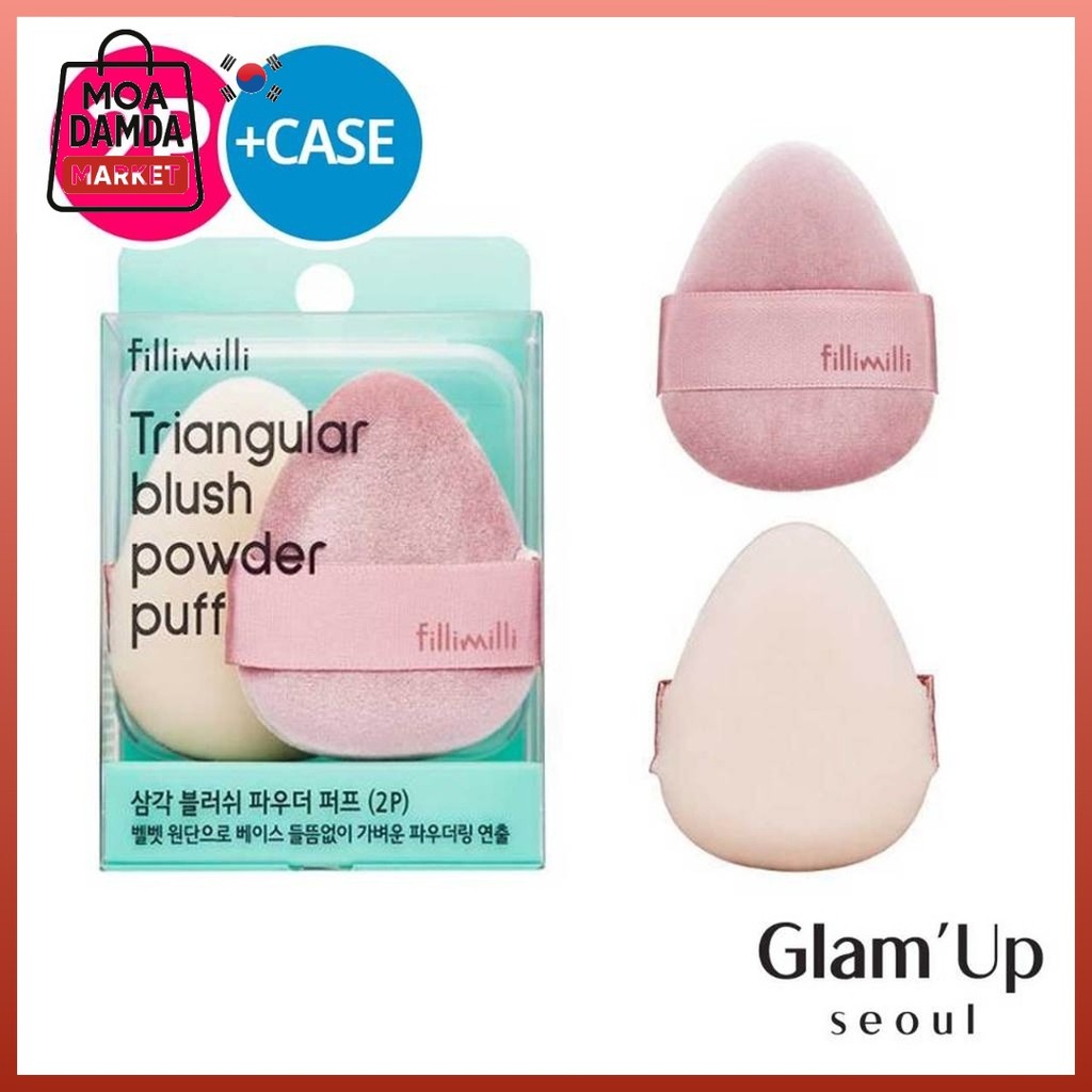 Fillimili Triangle Blush Powder Puff 2p Olive Young Makeup Tool