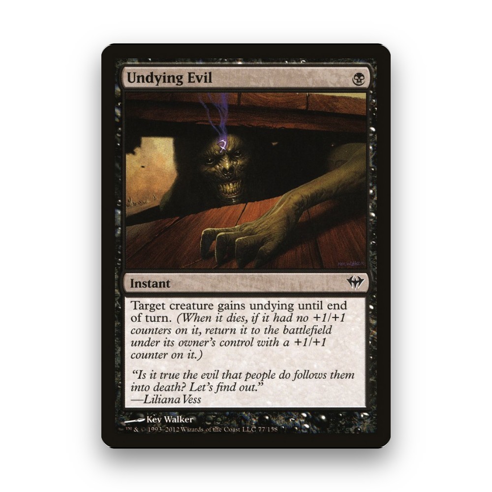 [MTG] Undying Evil (#77) [DKA] [BLACK] [COMMON] | Magic the Gathering