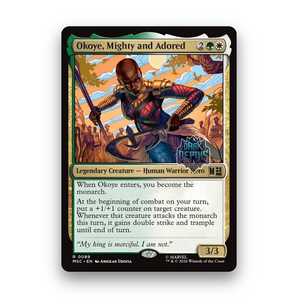 [MTG] Okoye, Mighty and Adored (#89) [MSC] [MULTI] [RARE] | Magic the Gathering