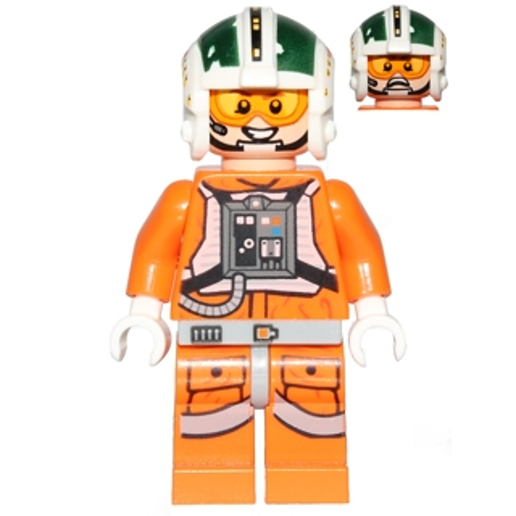 Brick2cube Minifigure - Wedge Antilles - Printed Legs - sw0730
