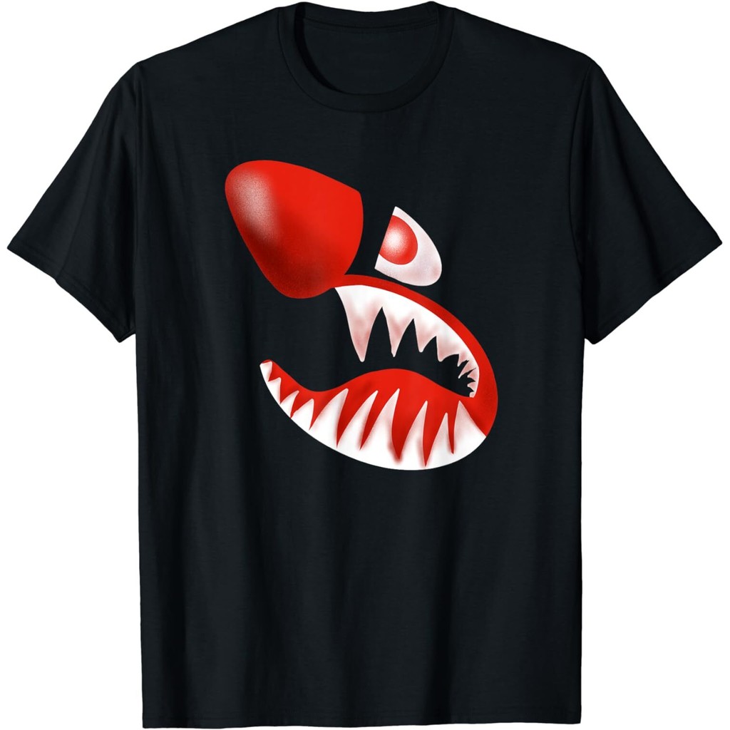 เสื้อยืดแฟชั่นใหม่ ออกแบบจากเครื่องบินรบทิ้งยุคสงครามโลกครั้งที่สอง P-40 Warhawk