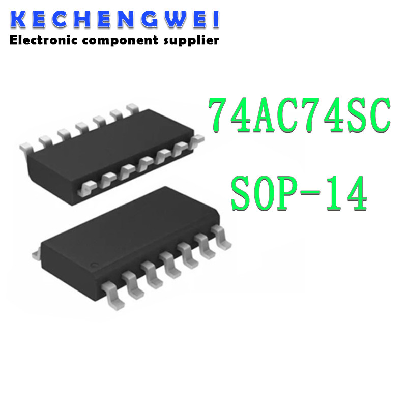 10 ชิ้น 74AC74SC SOP-14 74AC74 SOP14 74AC74SCX SOP