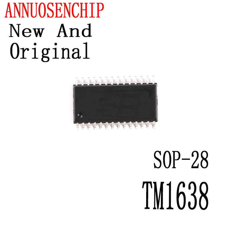 10 ชิ้นใหม่และต้นฉบับ SOP-28 ใหม่ต้นฉบับ TM1638