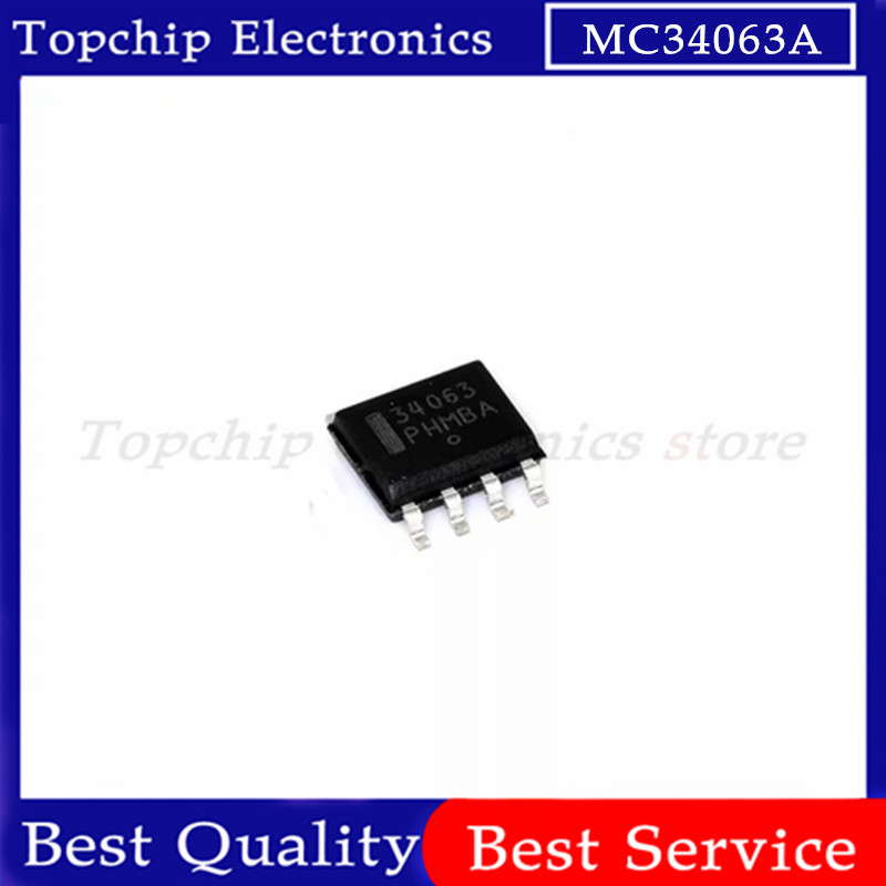 ยี่ห้อใหม่ 10-50 ชิ้น MC34063A MC34063 34063 SOP-8