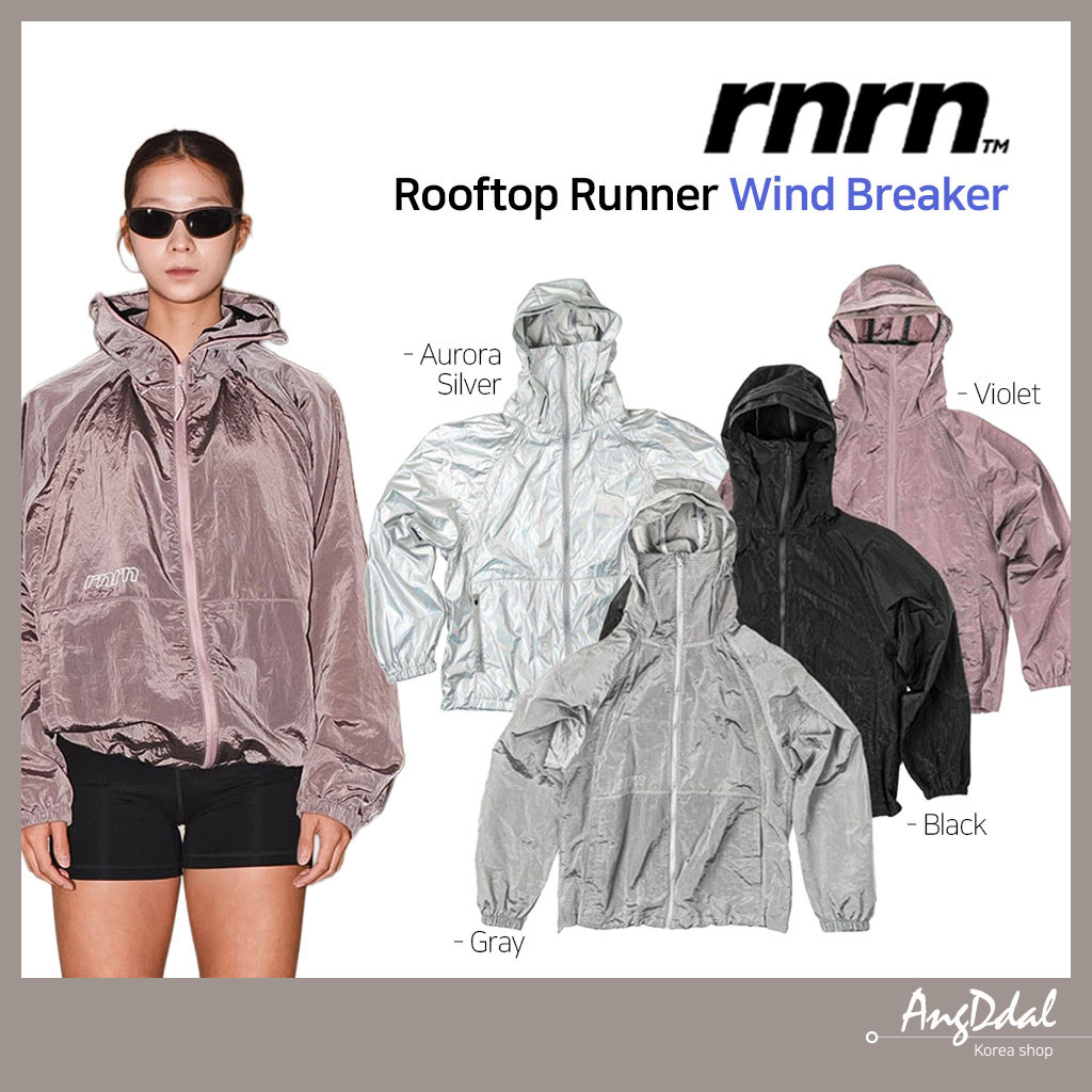 [RNRN] Rooftop runner wind breaker | เทรนช์โค้ทวิ่งน้ําหนักเบา | 4 สี | แจ๊กเก็ตกีฬากันน้ําระบายอากาศ | เสื้อแจ็คเก็ตวิ่งแบบมีฮู้ดมีสไตล์